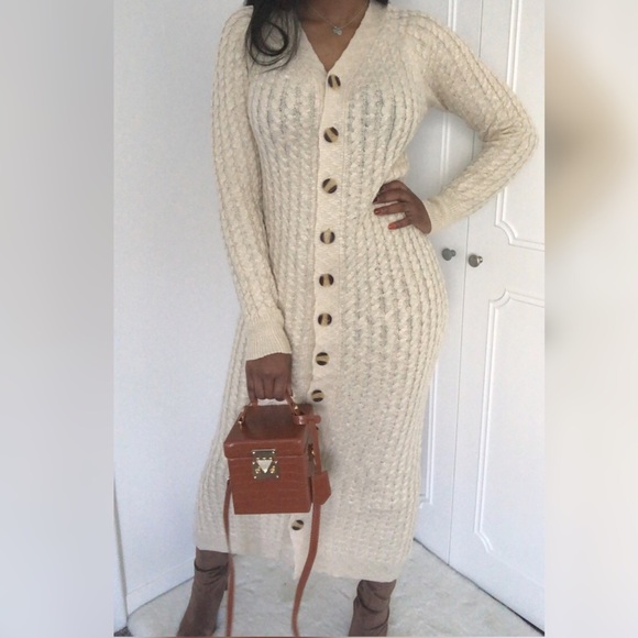 Button Down Sweater - Picture 2 of 2